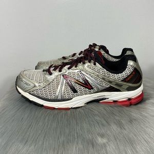 New Balance 780v3 Men Silver Red Running Shoes